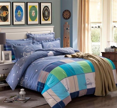 美式生活卧室床单装修效果图